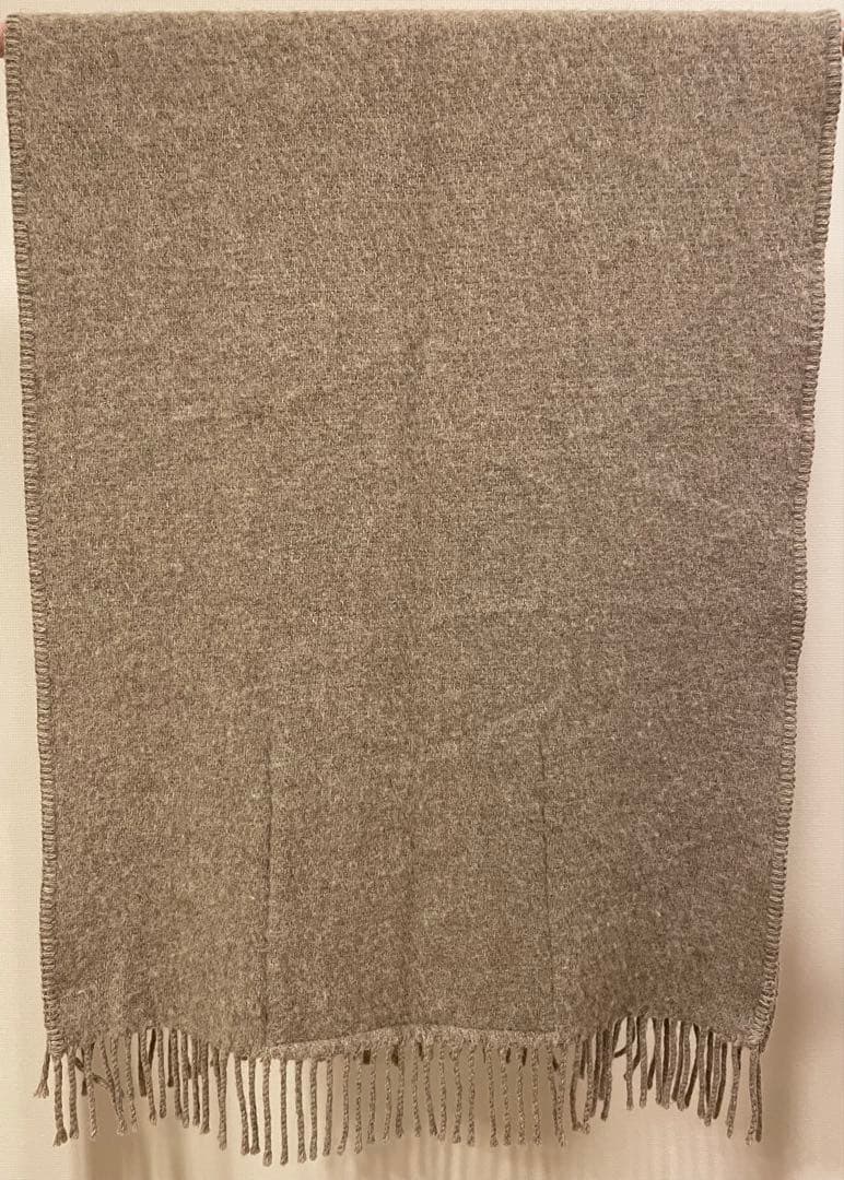 ラプアンカンクリ　UNI ベージュ　ポケットショール　美品