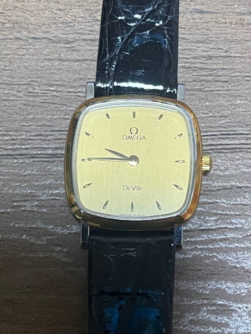 ち*ゲ様 OMEGA De Ville 腕時計 ゴールド文字盤