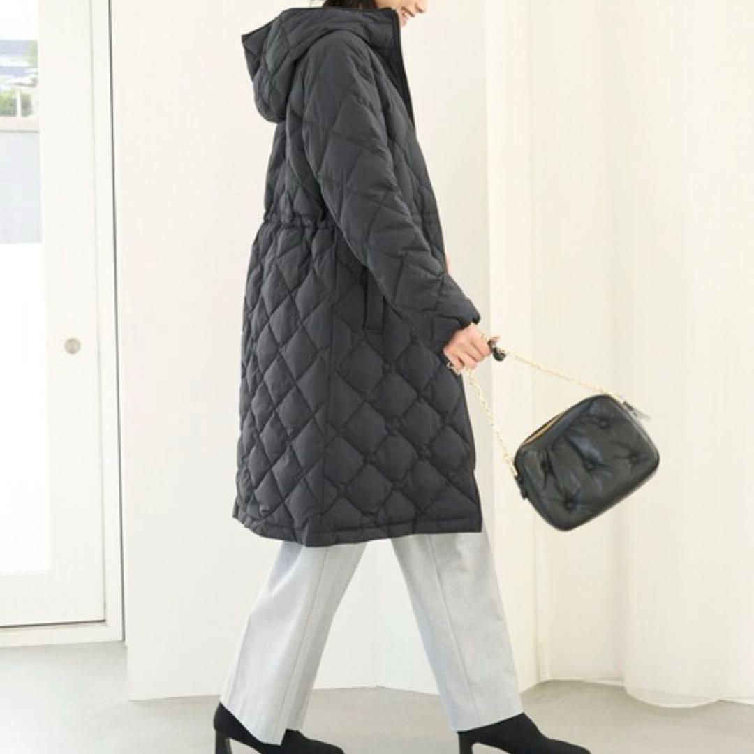 ダウンコート 「VERYベストダウン大賞コスパ賞」TAION×UNFILO 黒S