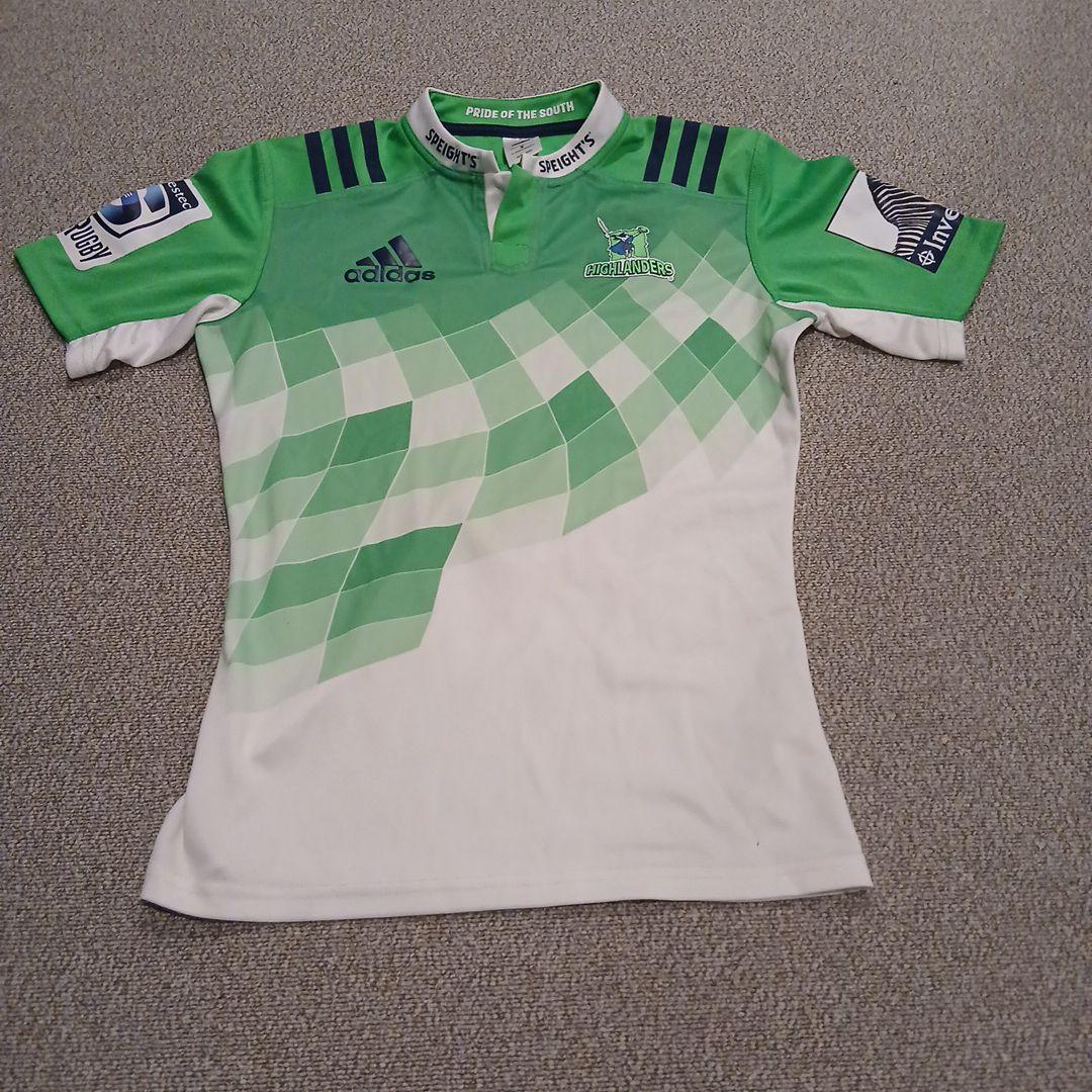 adidas ラガーシャツ 緑/白 University of Otago