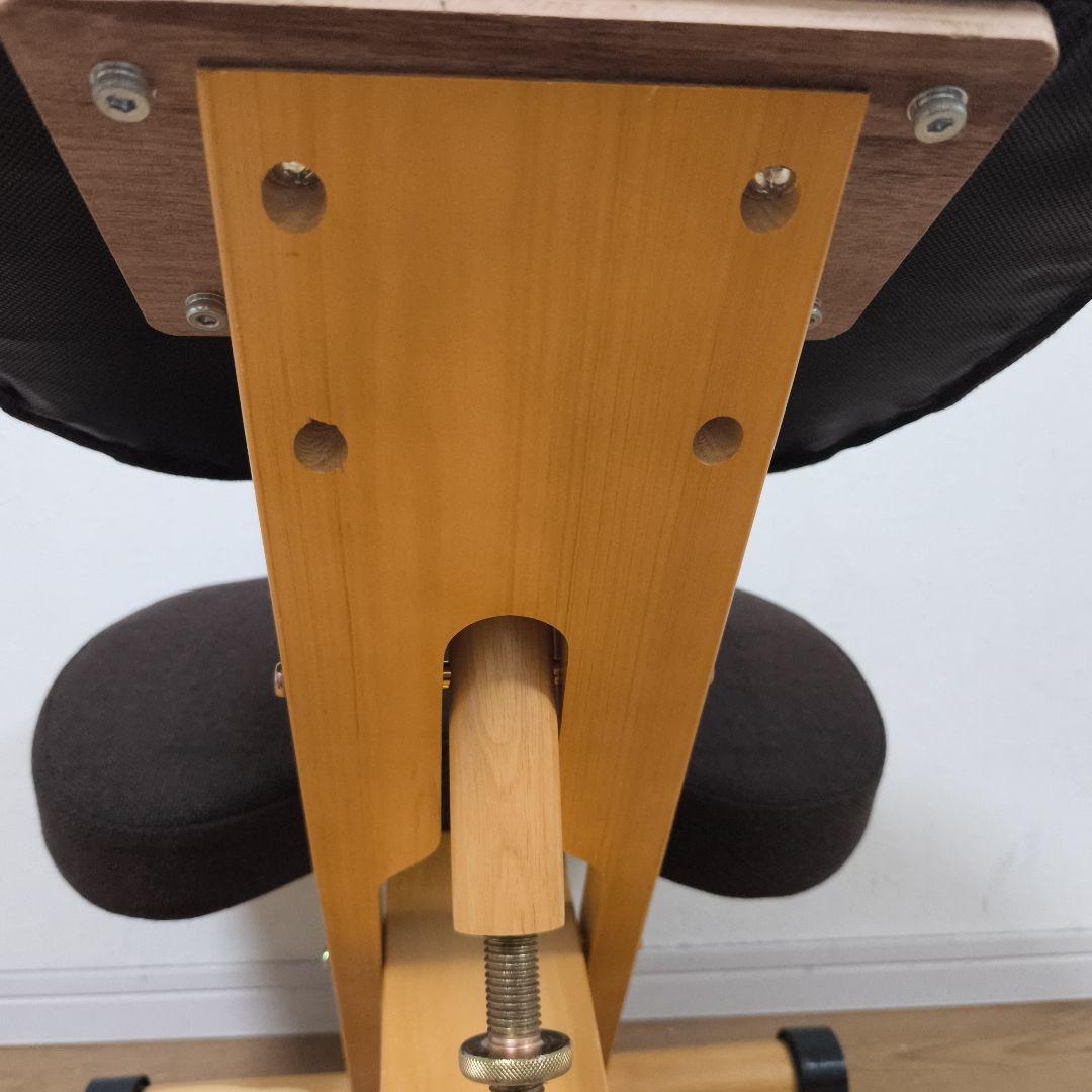 宮武製作所 プロポーションチェア バランスチェア ブラウン クッション付き