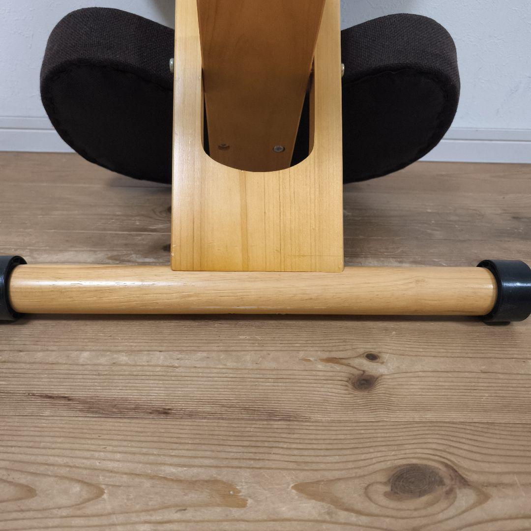 宮武製作所 プロポーションチェア バランスチェア ブラウン クッション付き