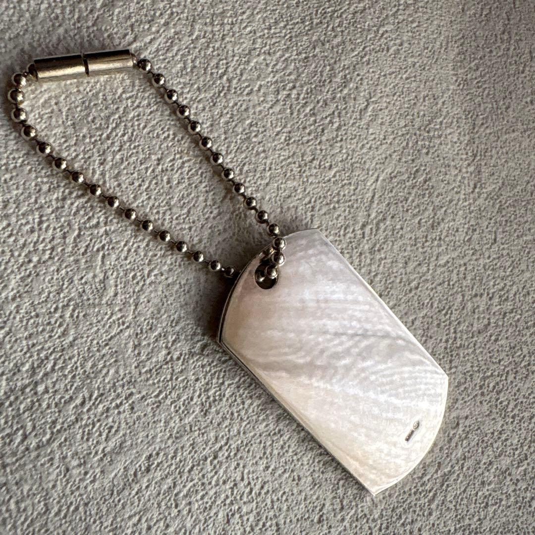 GUCCI グッチキーリング　SV925 プレート ボールチェーン キーホルダー