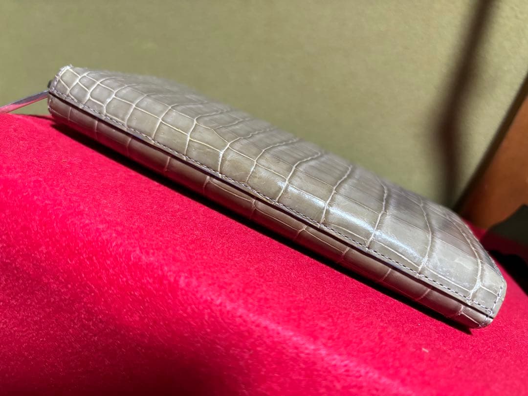 池田工房　クロコダイル　長財布