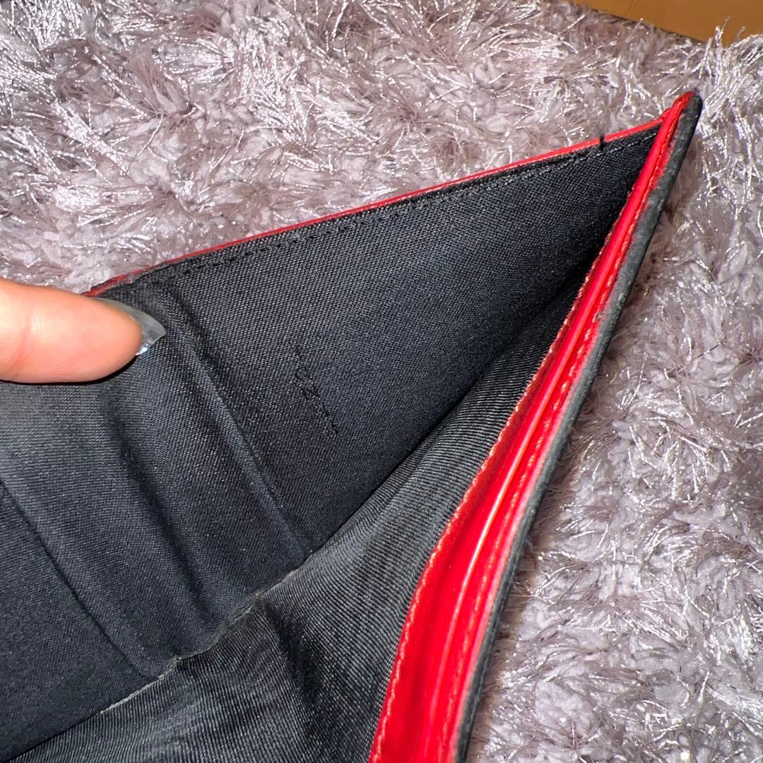 FENDI フェンディ モンスター 二つ折り財布 ブラック バグズアイ