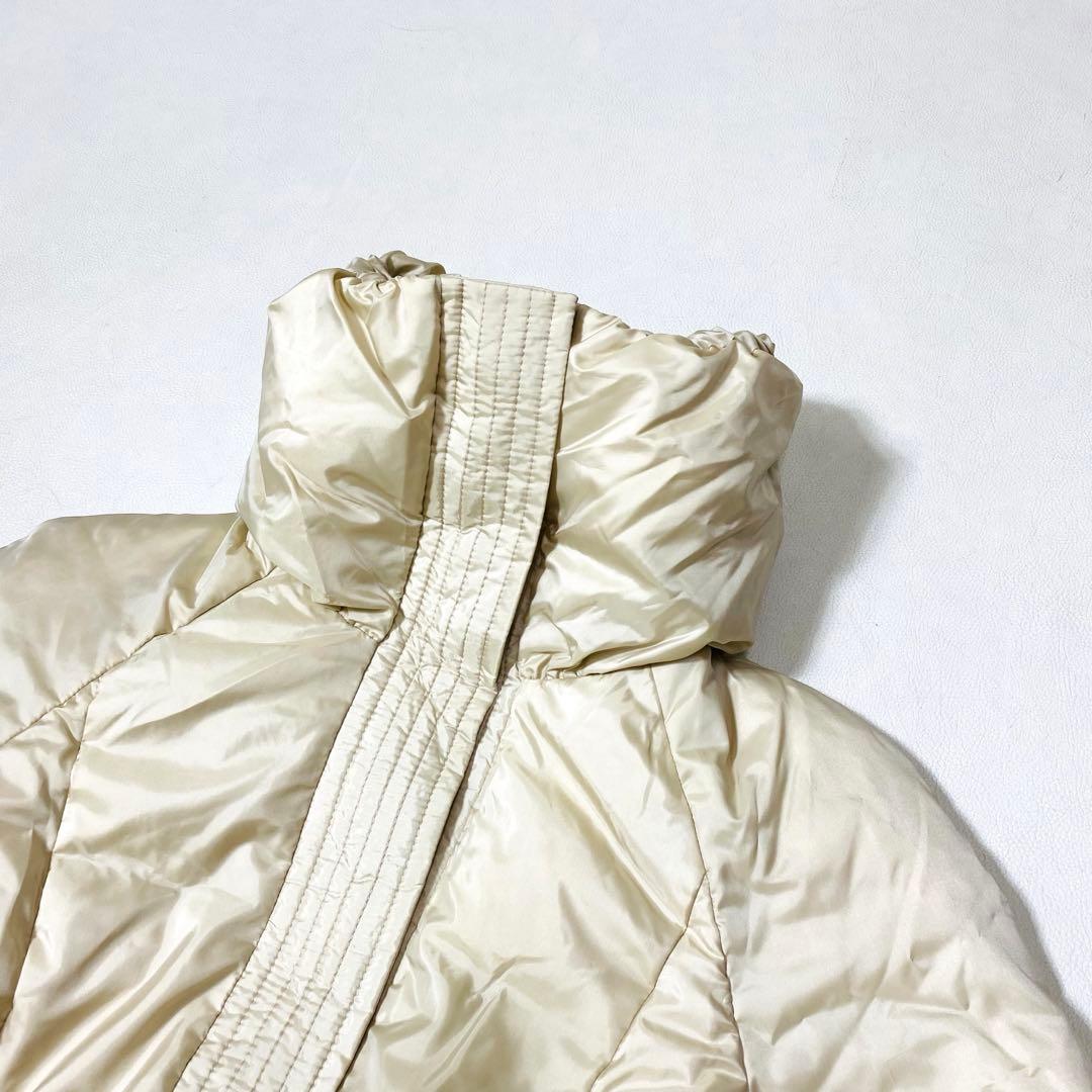 未使用 TO BE CHIC ダウンコート 40 ウエストリボンベルト