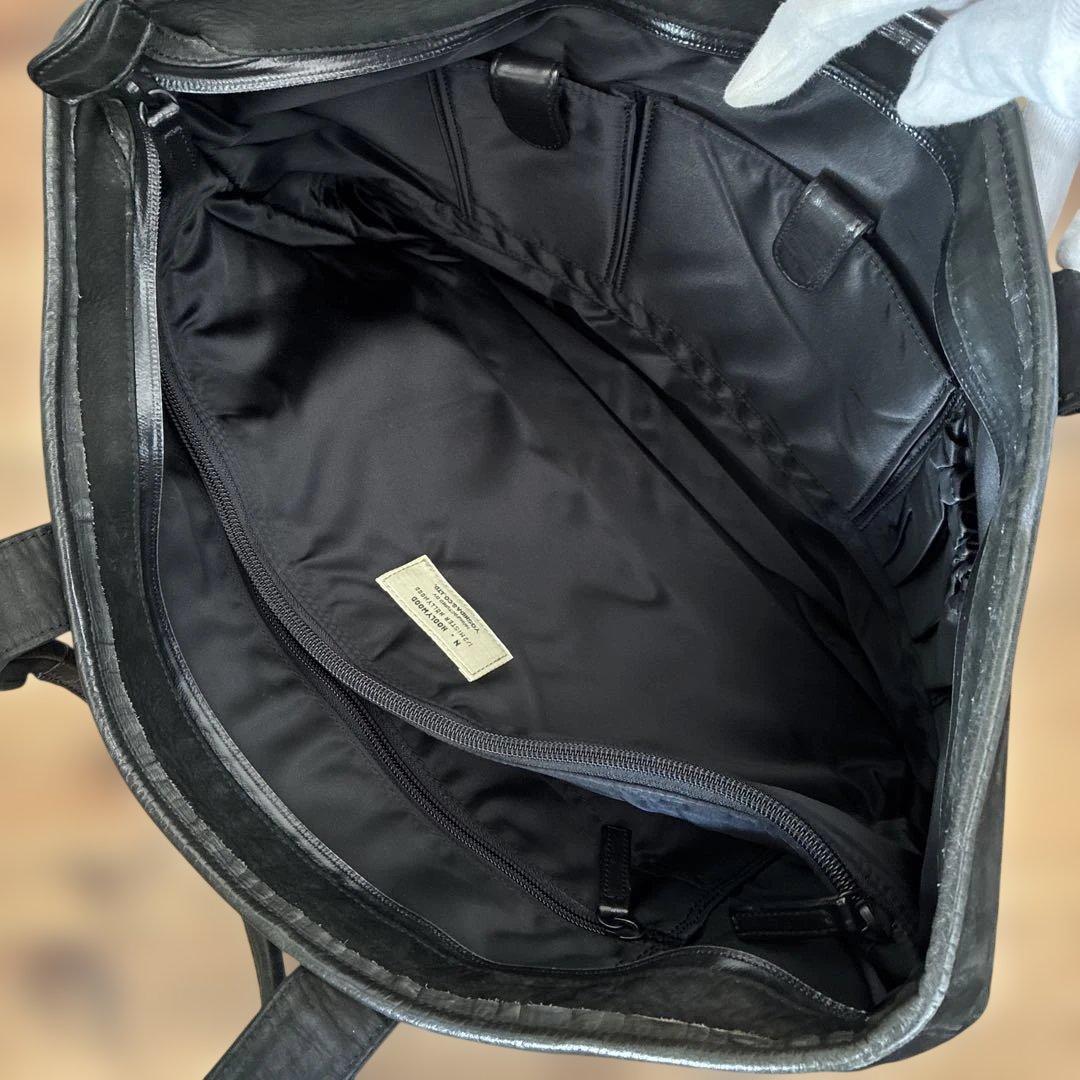 N.HOOLYWOOD×YOSHIDA&CO.LTD ヌバックトートバッグ