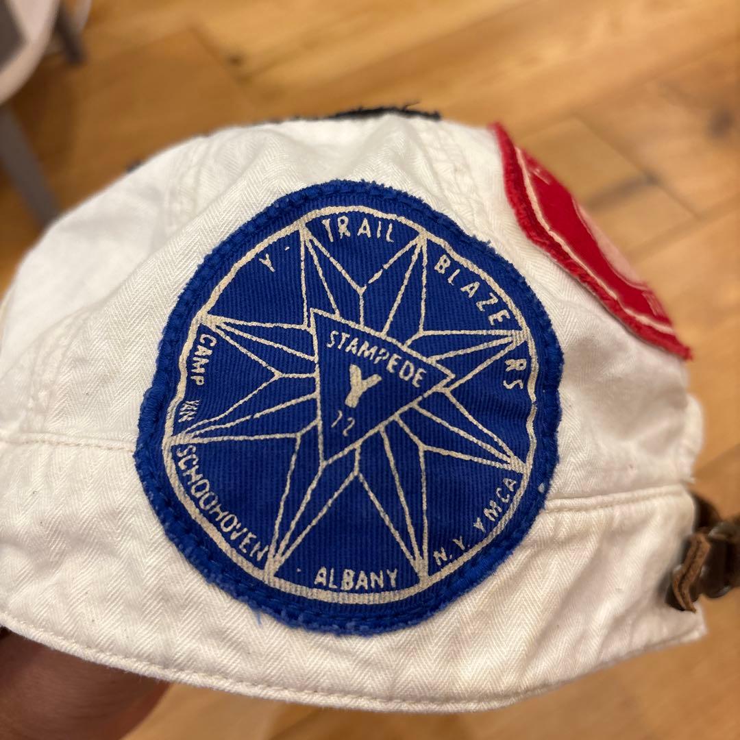 デニムダンガリー　帽子　小沢