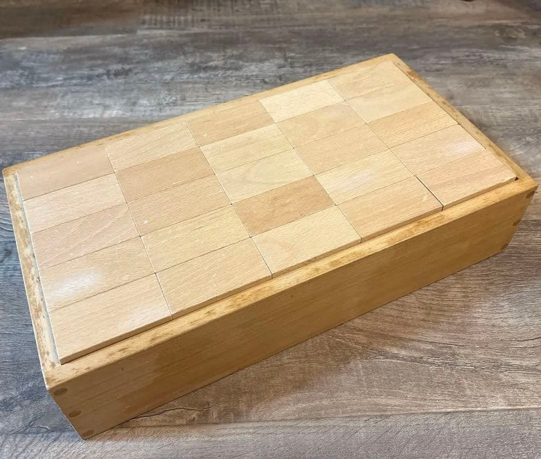 小さな大工さん 直方体 100個　40㎜基尺　収納箱つき　(1)