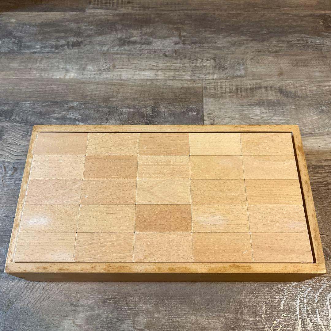 小さな大工さん 直方体 100個　40㎜基尺　収納箱つき　(1)