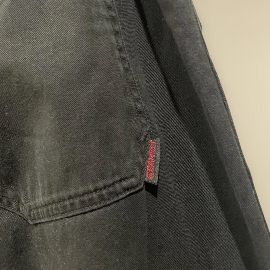 GRAMICCI LOOSE TAPERED RIDGE PANT 美品 黒色