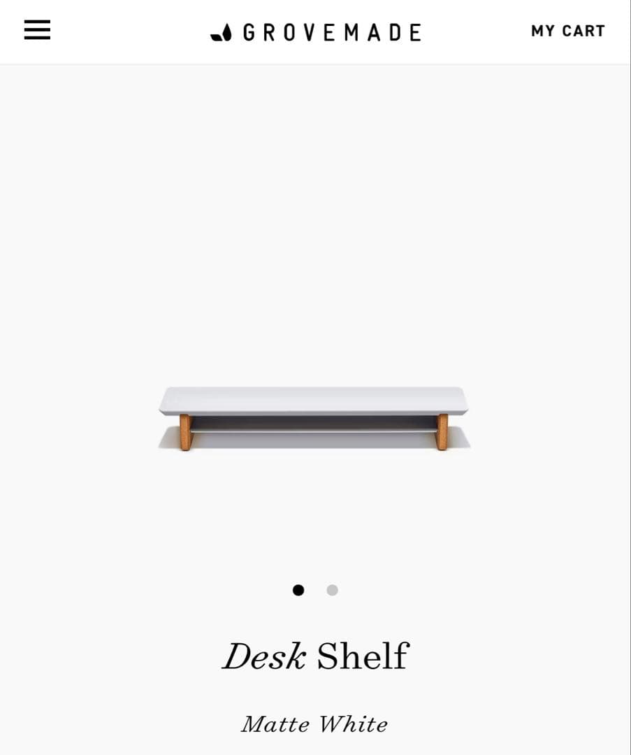【GROVEMADE】グローブメイド デスクシェルフ M