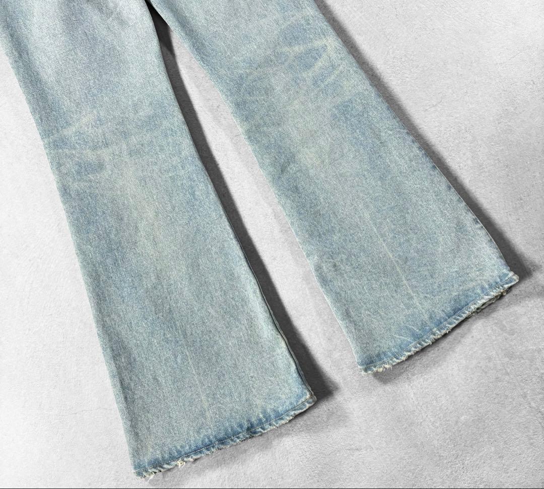 美品 MOUSSY MVS FLARE 24 ハイウエスト 日本製 マウジー