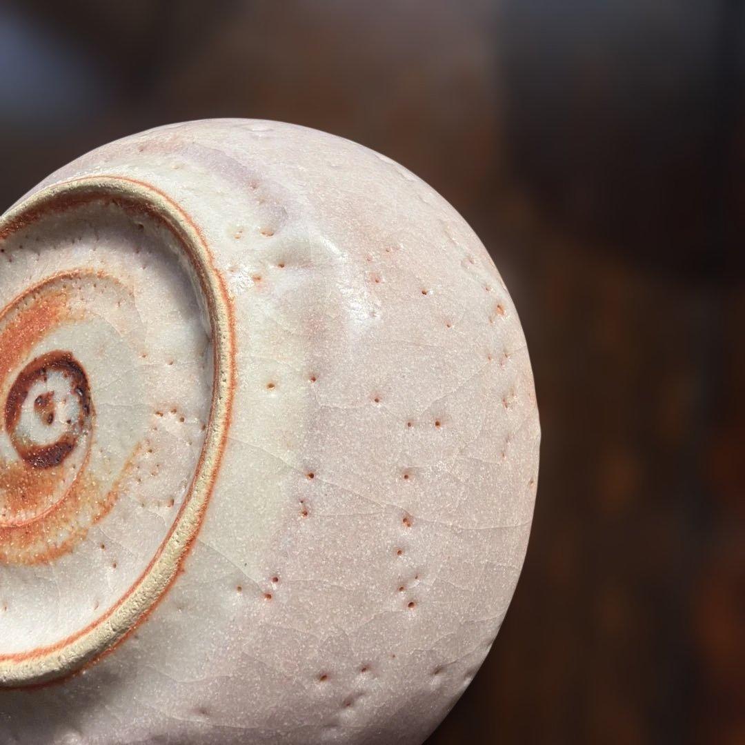 紅志野　小鉢五枚揃え　貫入　作家物