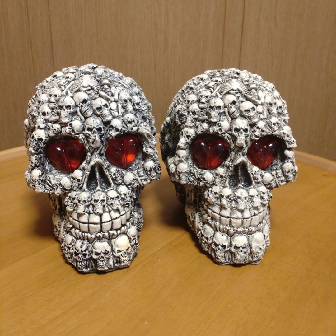 スカル オブジェ 　 髑髏 置物