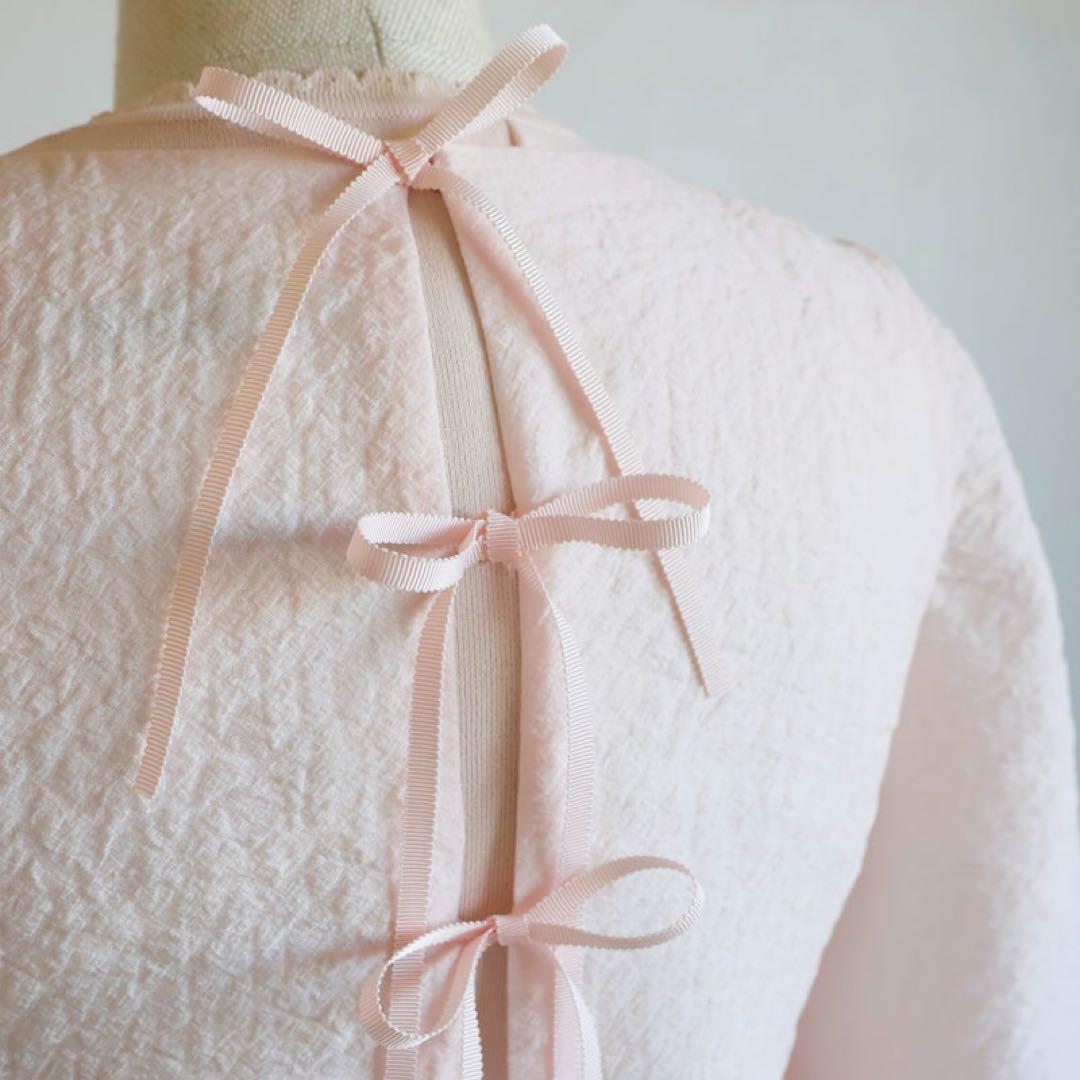 ジョリーミニョン　バックリボンティアードワンピース