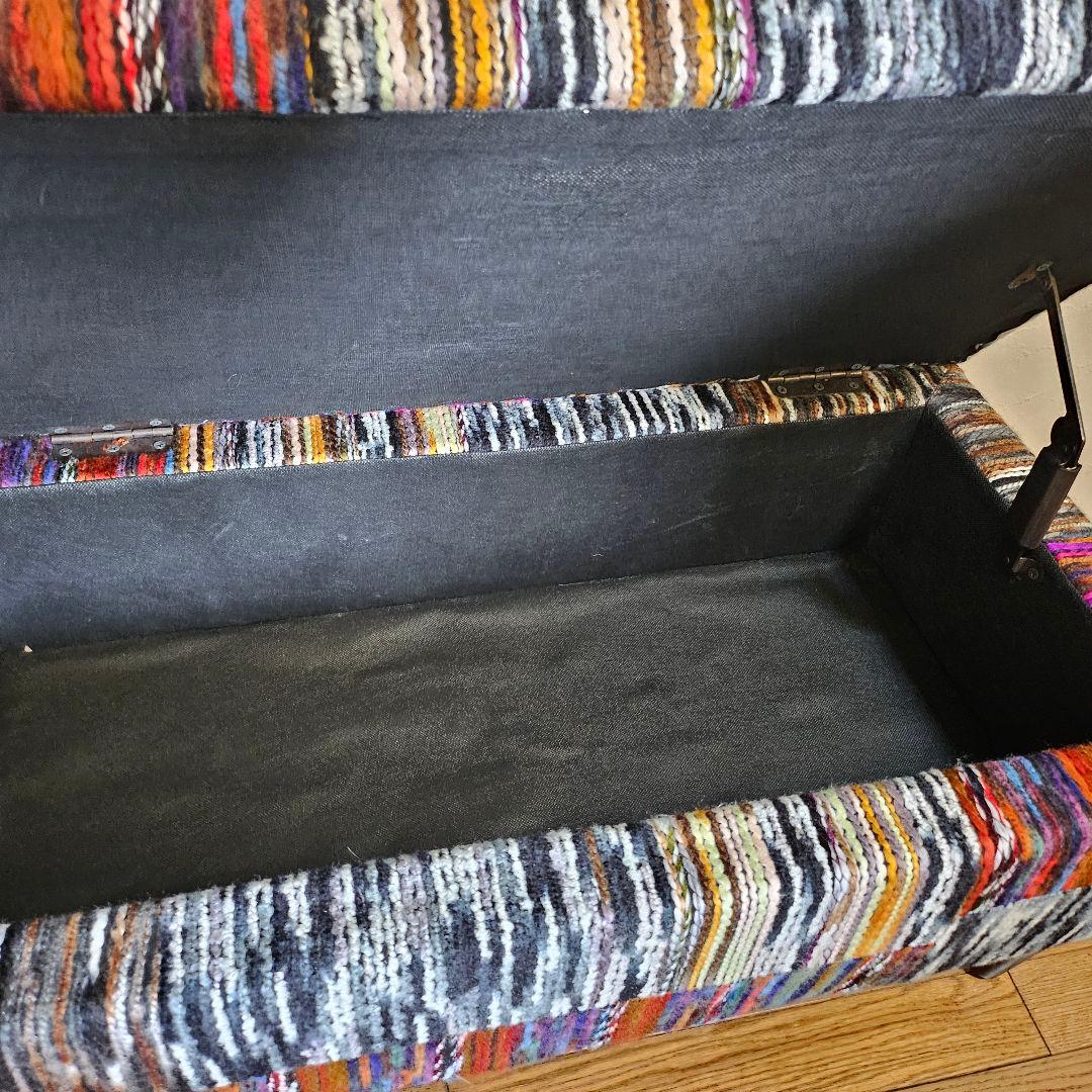 ヴォレ BOXスツール 収納 蓋付き アンティーク風 レトロ チェア イス