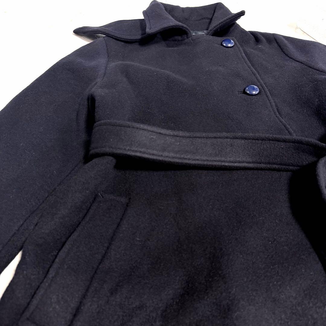 【美品】完売品✨️アルアバイル スプリット ラグラン ロング コート 濃紺