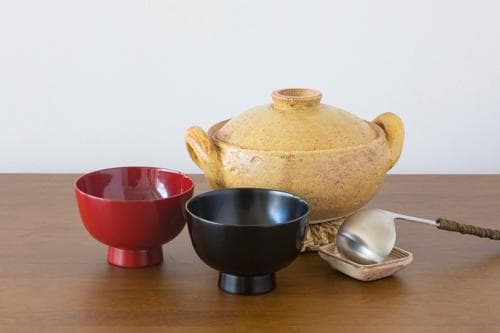 東福寺椀　朱と黒（IBURIWANKO）