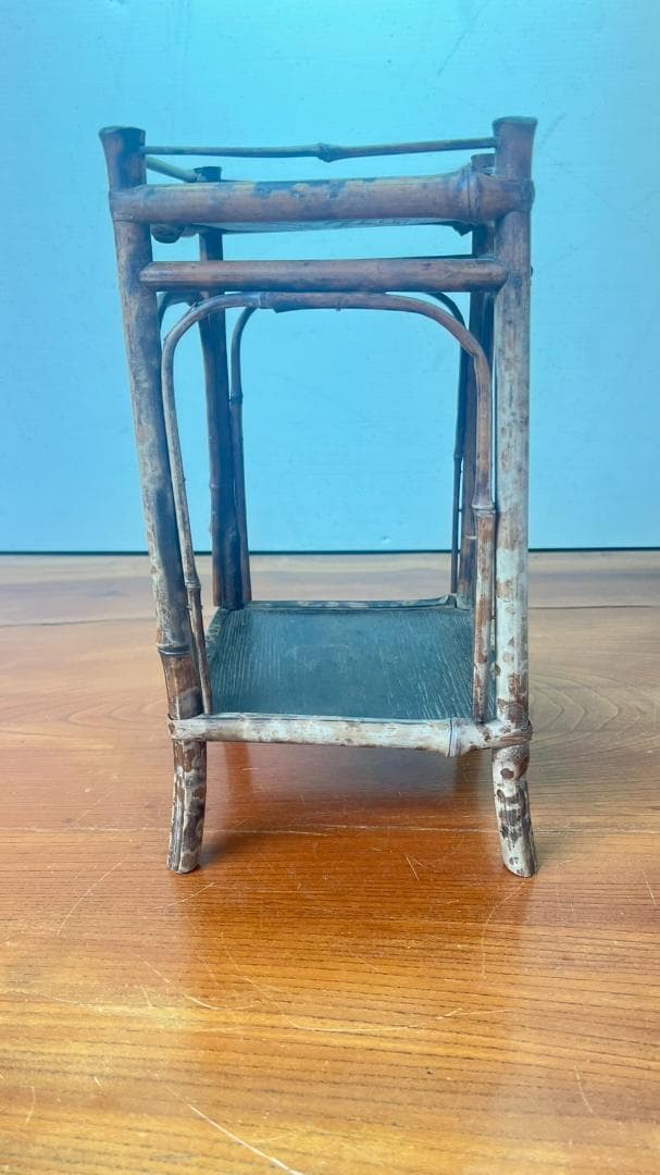 No.64 花台　懸崖卓　竹細工卓　夏飾り卓