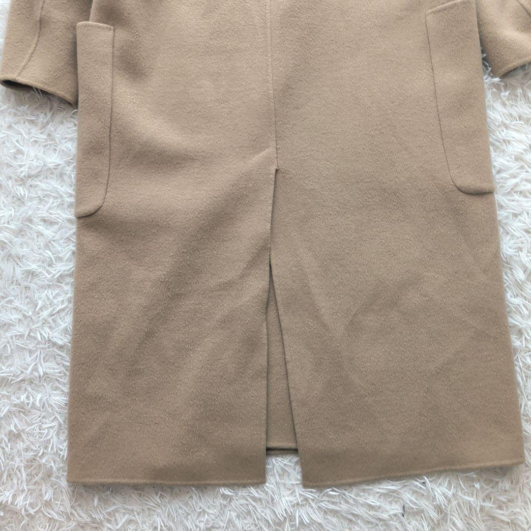 現行 TODAYFUL リバーコート ダブルフェイス ロング 38 ベージュ