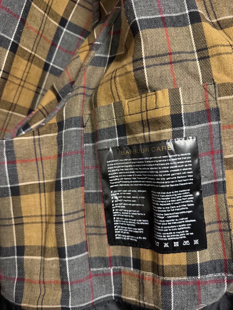 Barbour WAX BEDALE OS 38 グレー