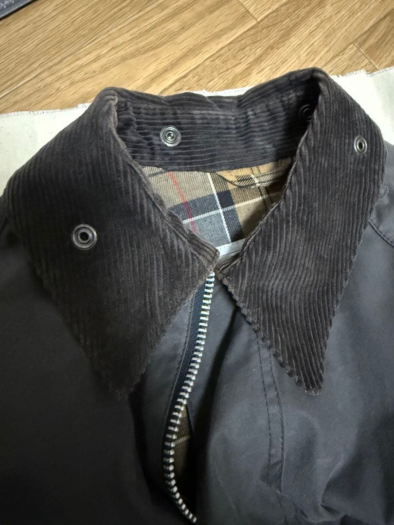 Barbour WAX BEDALE OS 38 グレー