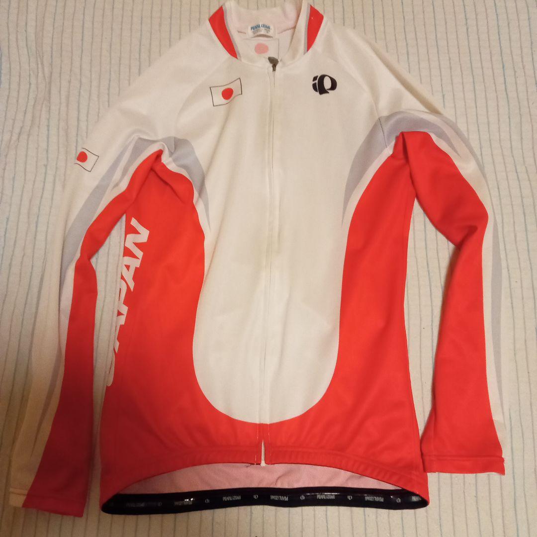 サイクルジャージ　日本代表　パールイズミ　XLサイズ　長袖薄手