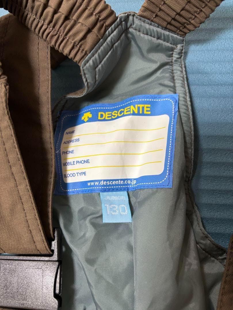 DESCENTE 130 スキーウェア　スキーウエア　子供　デサント　キッズ