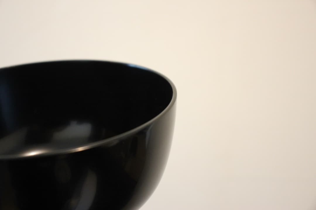 未使用　鈴木睦美　現代京都漆芸家　漆器　飯椀