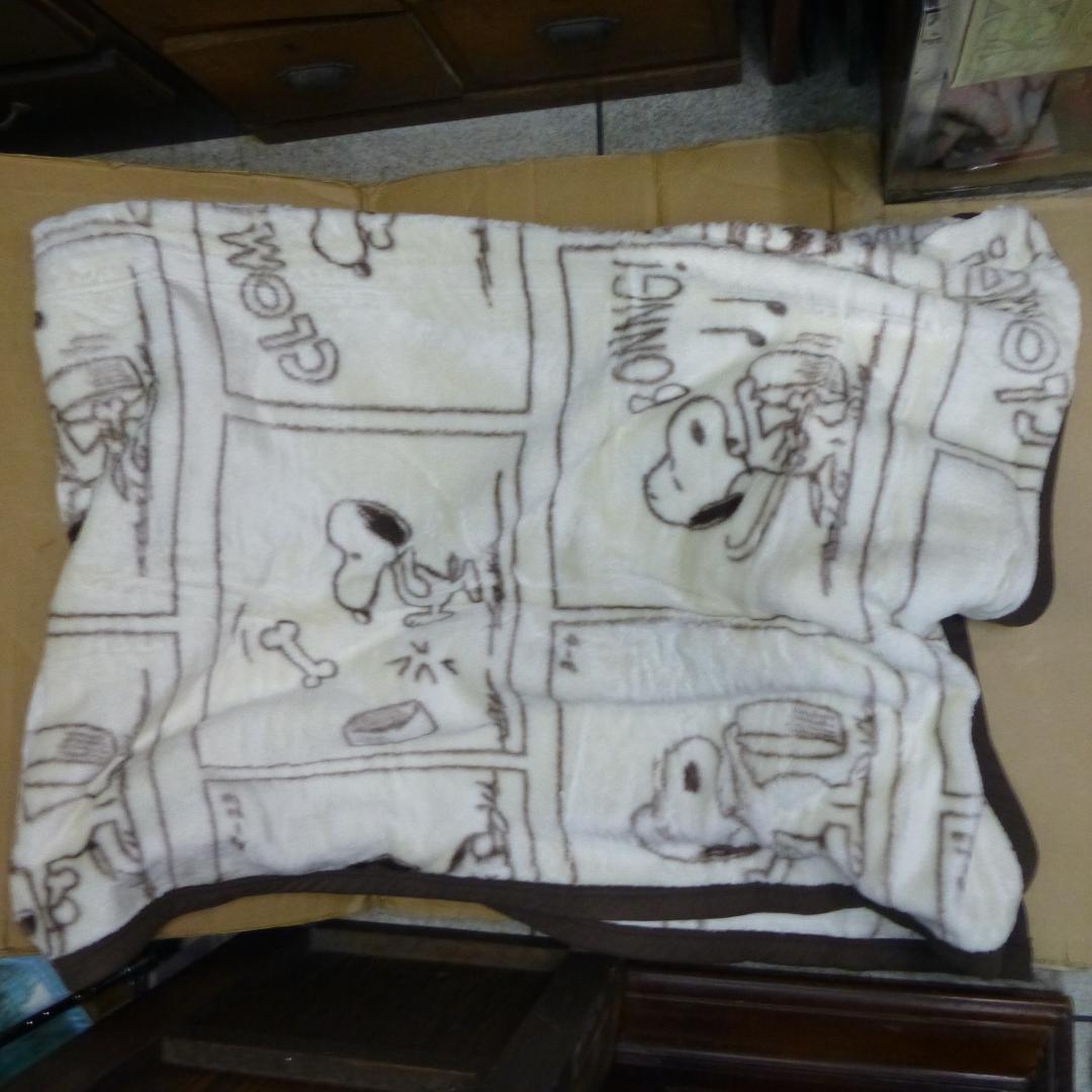 ヒートテック毛布　スヌーピー　140×190cm