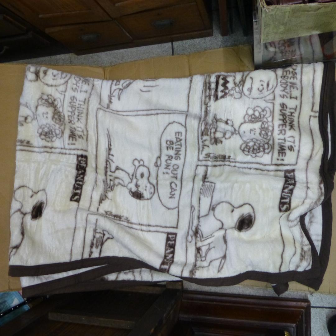 ヒートテック毛布　スヌーピー　140×190cm