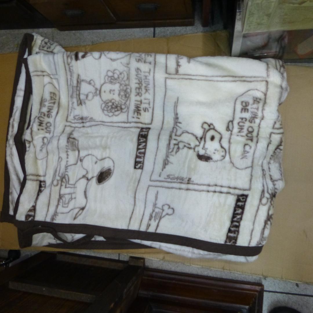 ヒートテック毛布　スヌーピー　140×190cm