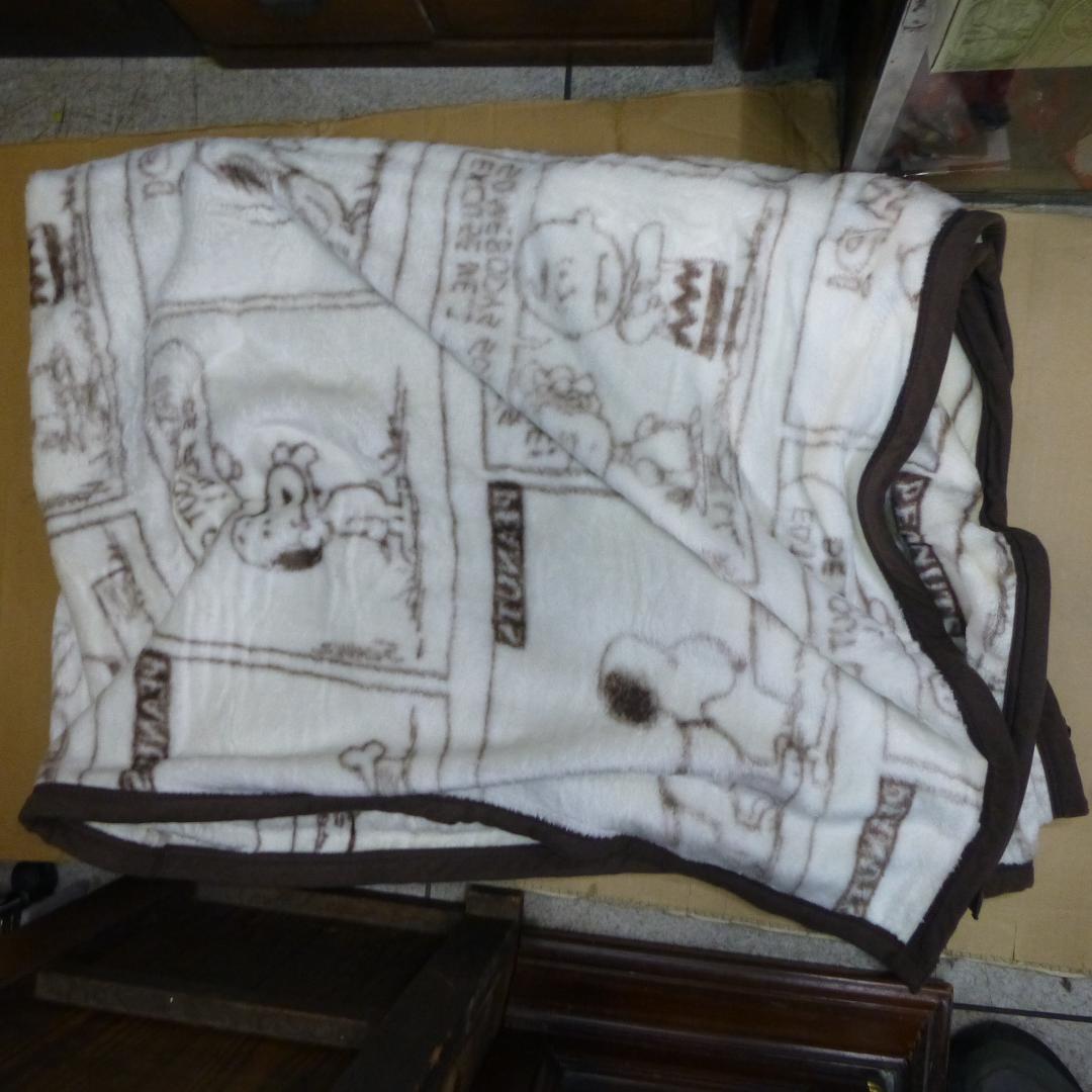 ヒートテック毛布　スヌーピー　140×190cm