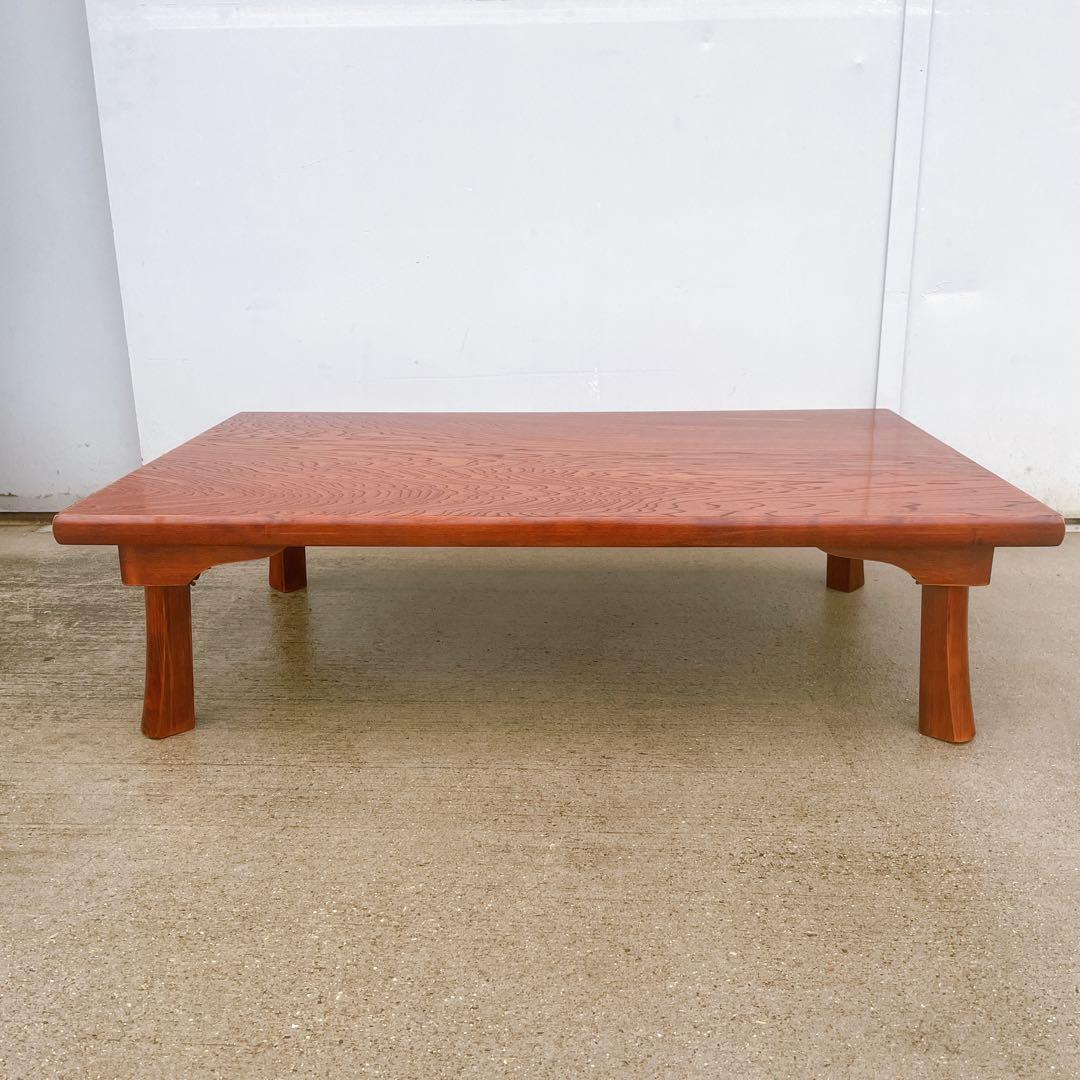 【美品①】高級 折り畳み座卓 昭和レトロ アンティーク 職人手作り ちゃぶ台