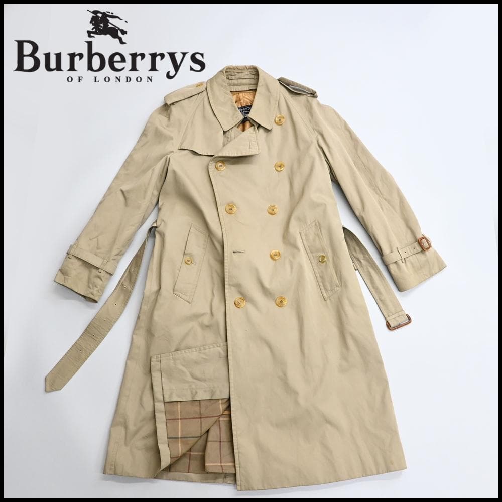 48126 バーバリーズ トレンチコート ライナー付き ノバチェック *