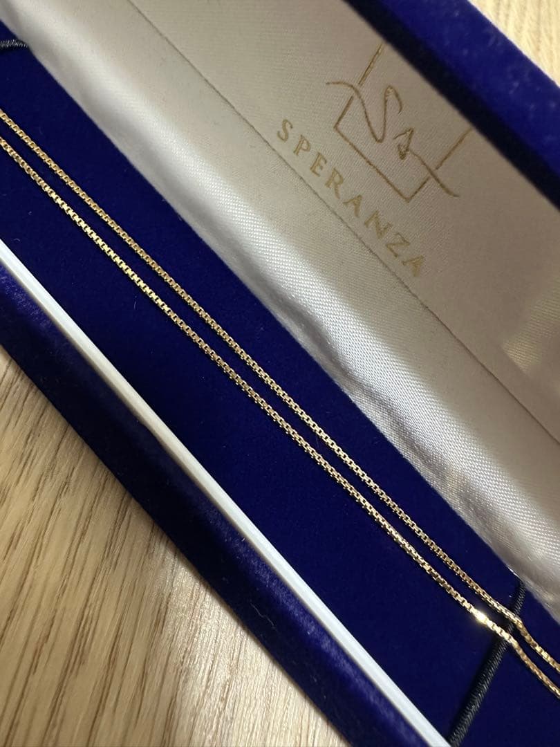 ［値下げ］SPERANZA18金［K18］ベネチアンチェーンネックレス50cm