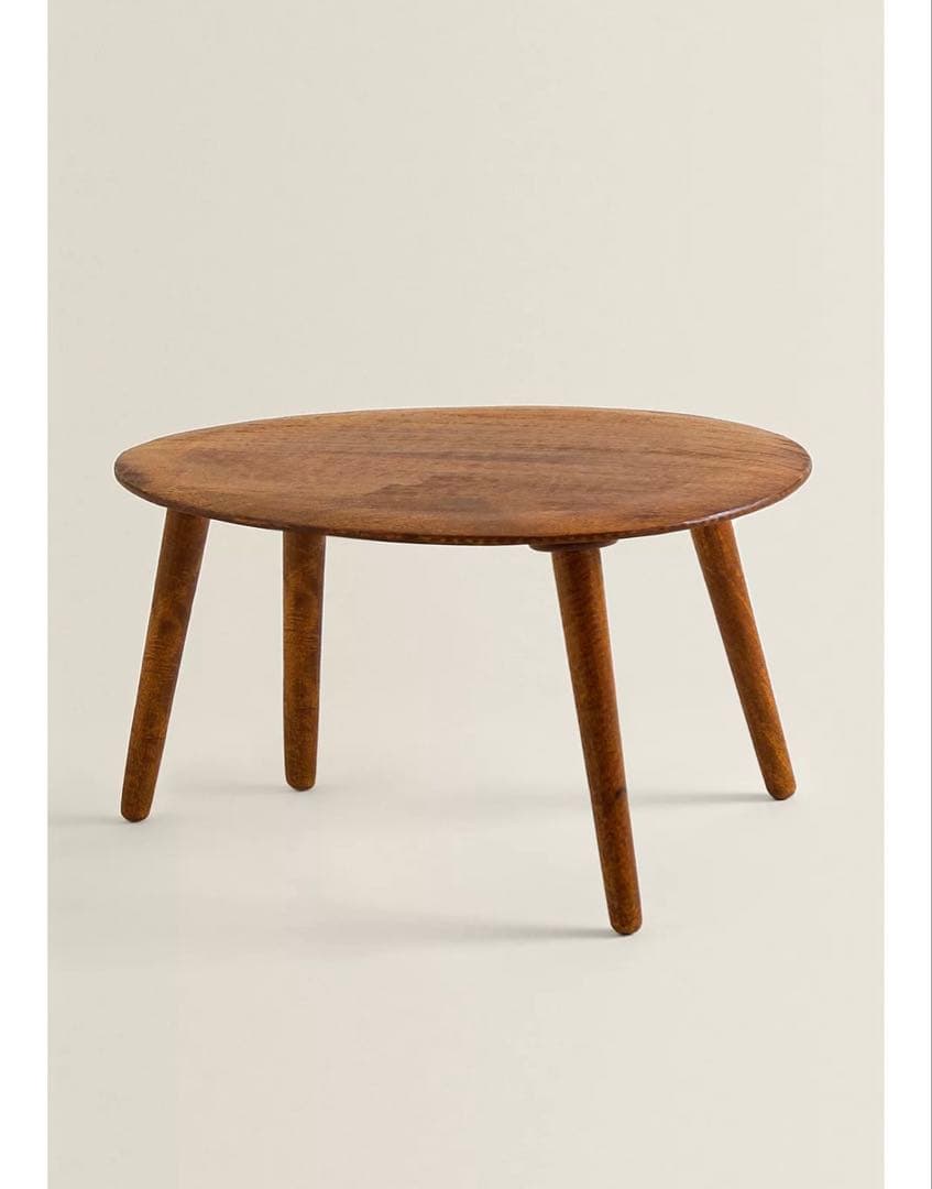 zara 面取りウッドコーヒーテーブル