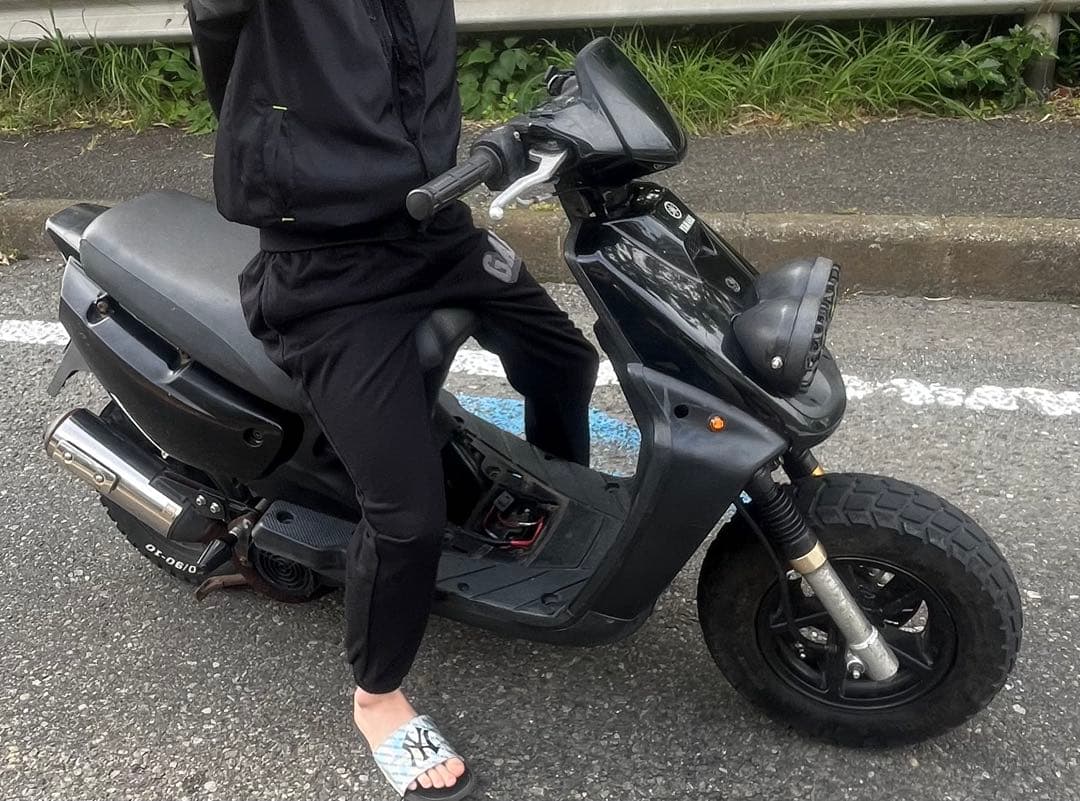 bws100 前後ホイール R7 5月新品タイヤ交換済み 値下げ