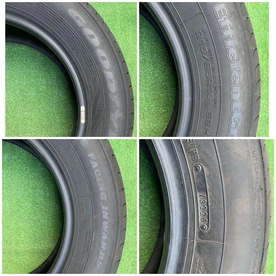 送料無料 215/65R16 グッドイヤー 中古タイヤ4本