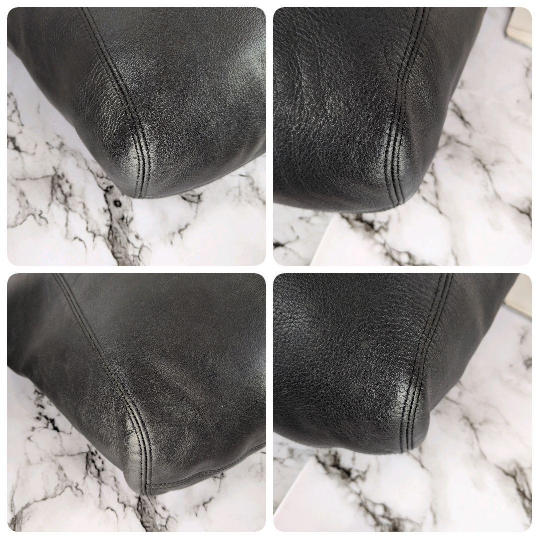 【美品】オールドコーチ☆A4　チャーム　トートバッグ　ブラック　ビジネス