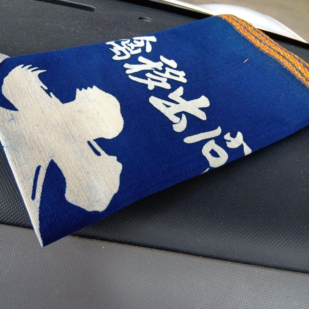 昔のエプロン帆前掛け綿生地 伝統的な青白デザイン10枚で一万円