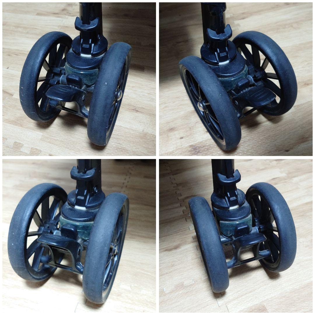 【美品】コンビ ベビーカー スゴカルα 4キャス compact エッグショック