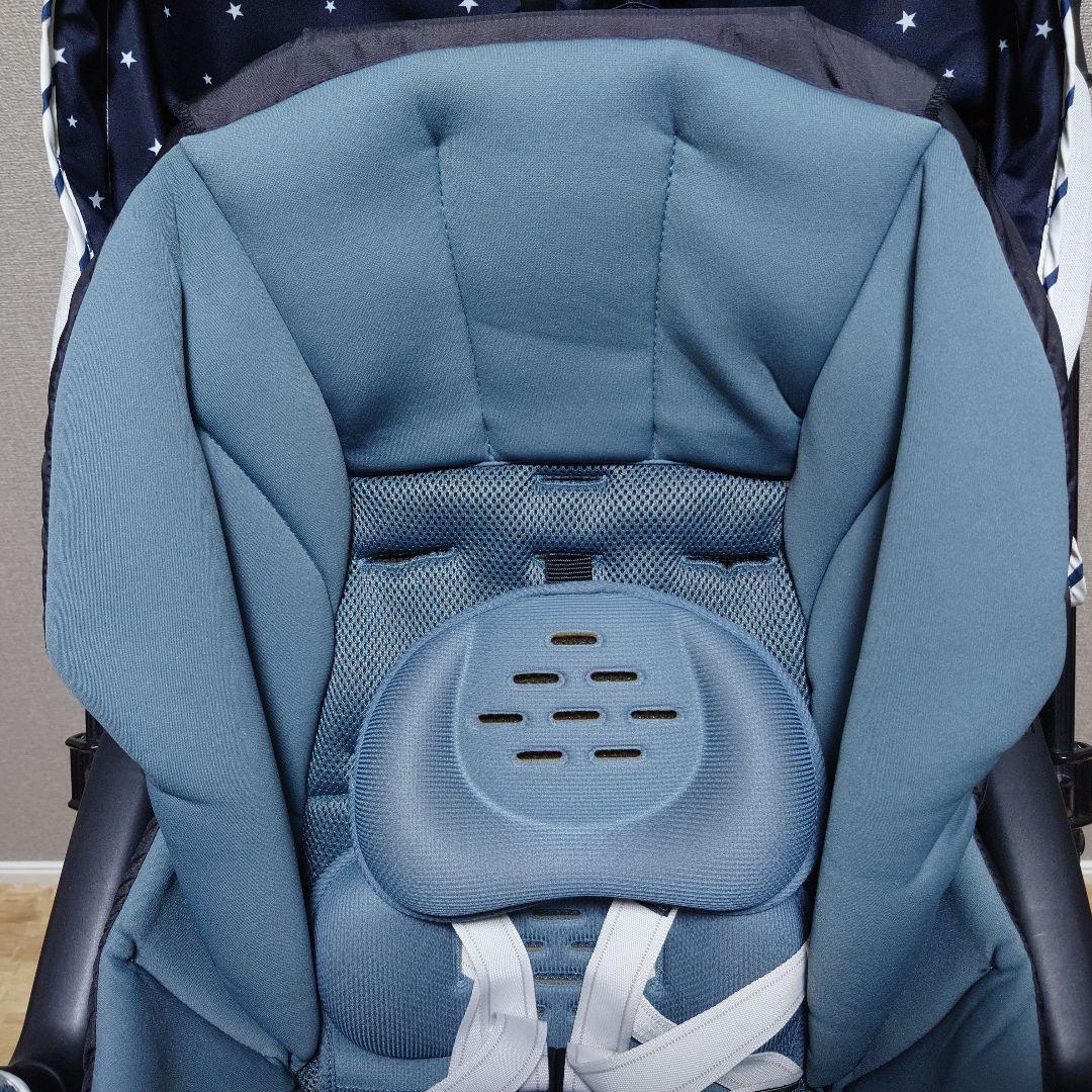 【美品】コンビ ベビーカー スゴカルα 4キャス compact エッグショック