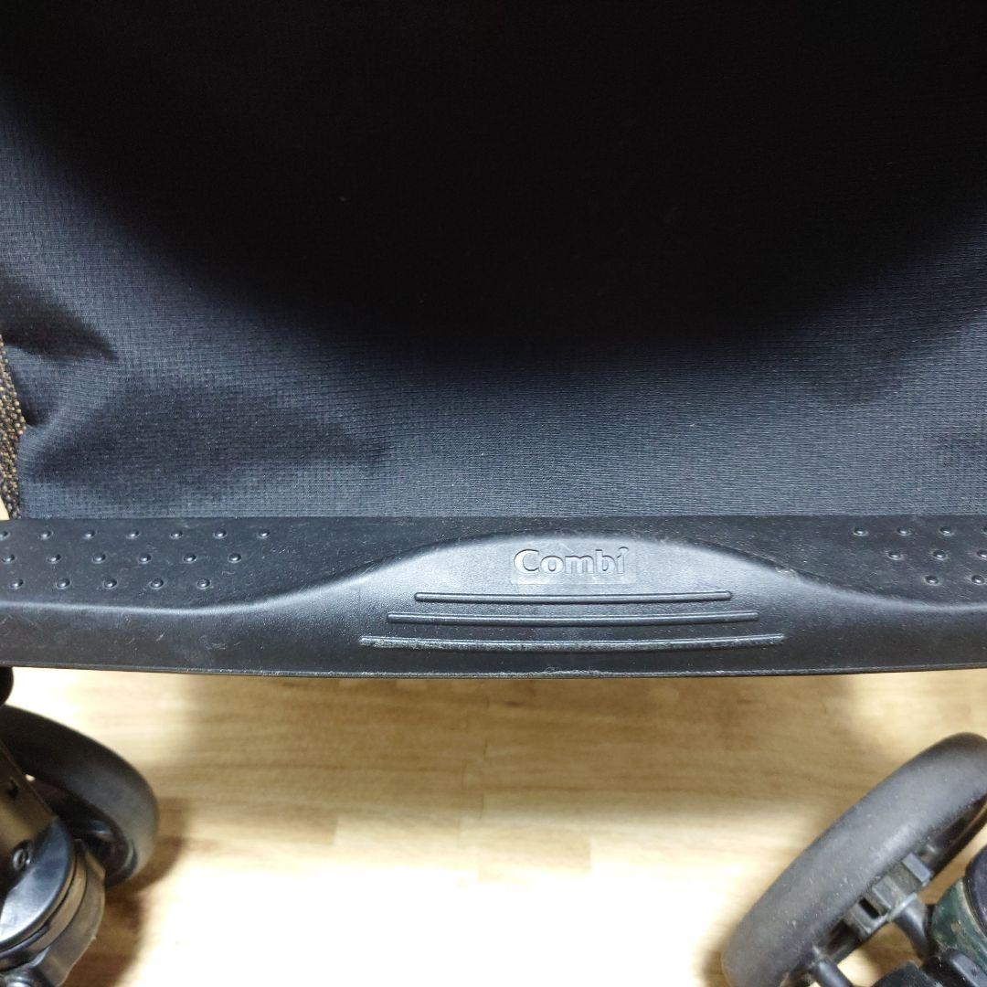 【美品】コンビ ベビーカー スゴカルα 4キャス compact エッグショック