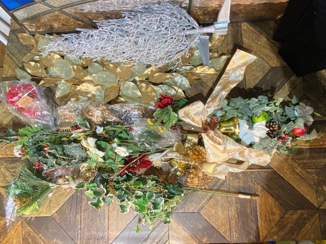 クリスマス オーナメント アート インテリア アンティーク 雑貨 セット 資材