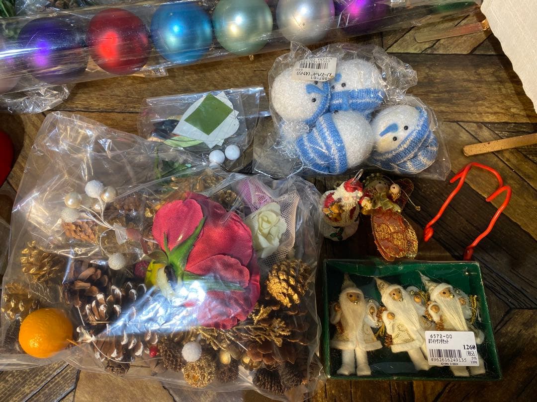 クリスマス オーナメント アート インテリア アンティーク 雑貨 セット 資材