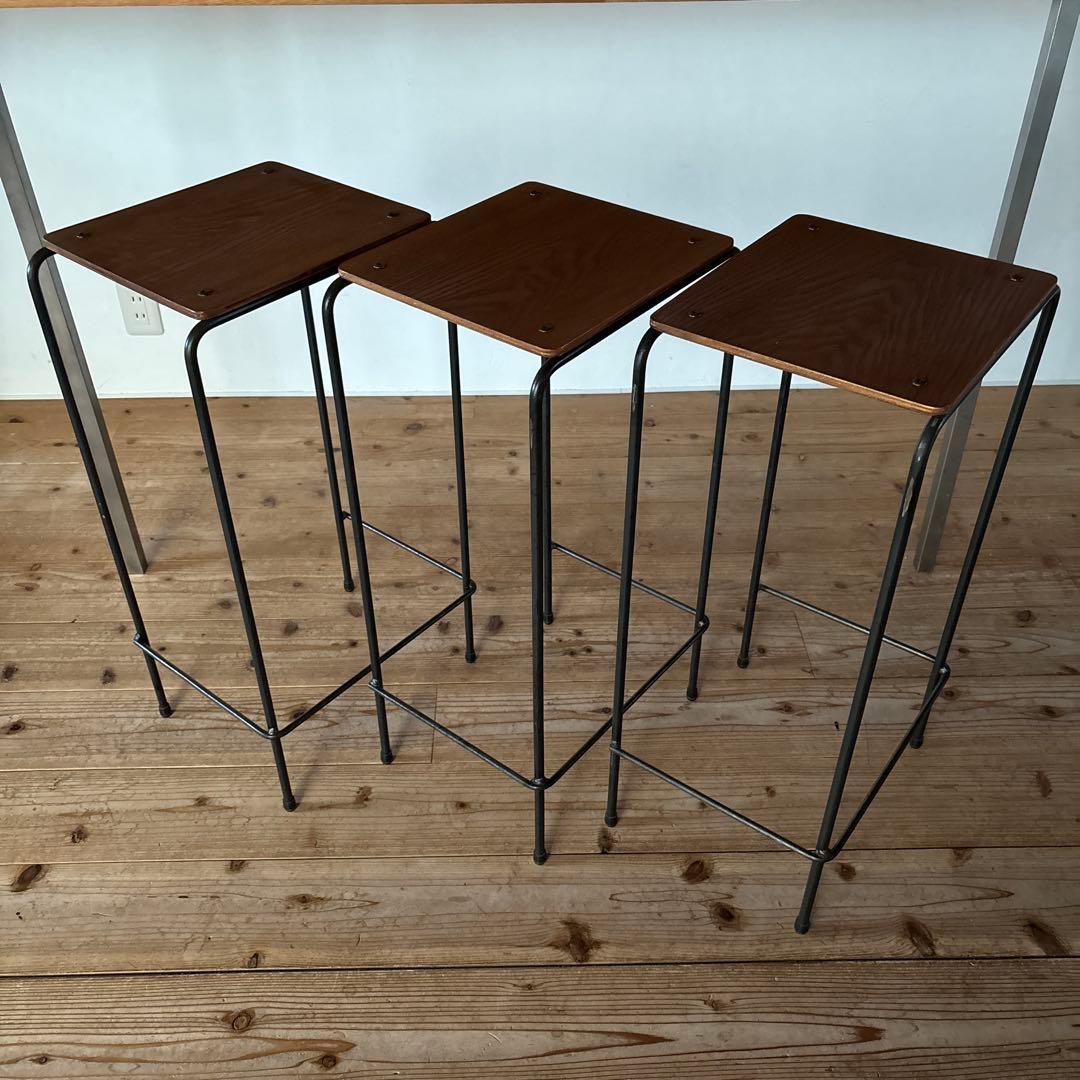 アデペシュソコフ スクール ハイ スツール3点