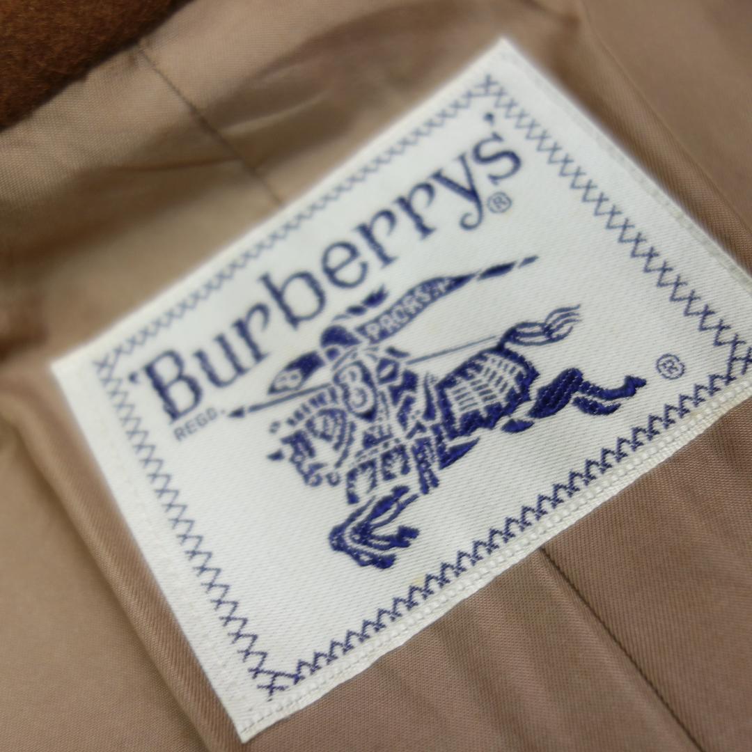 Ω*様 7927 90s バーバリーズ ウール カシミヤ混 ダブル チェスターコ