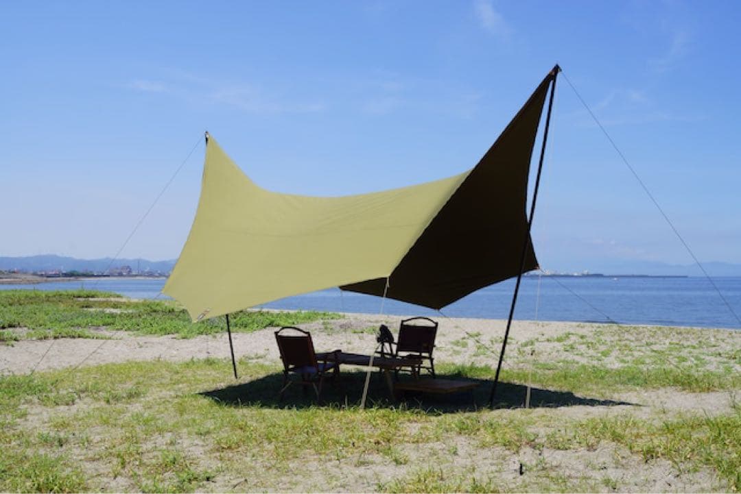 CAMPOOPARTS　鬼オクタタープ　オリーブドラブ